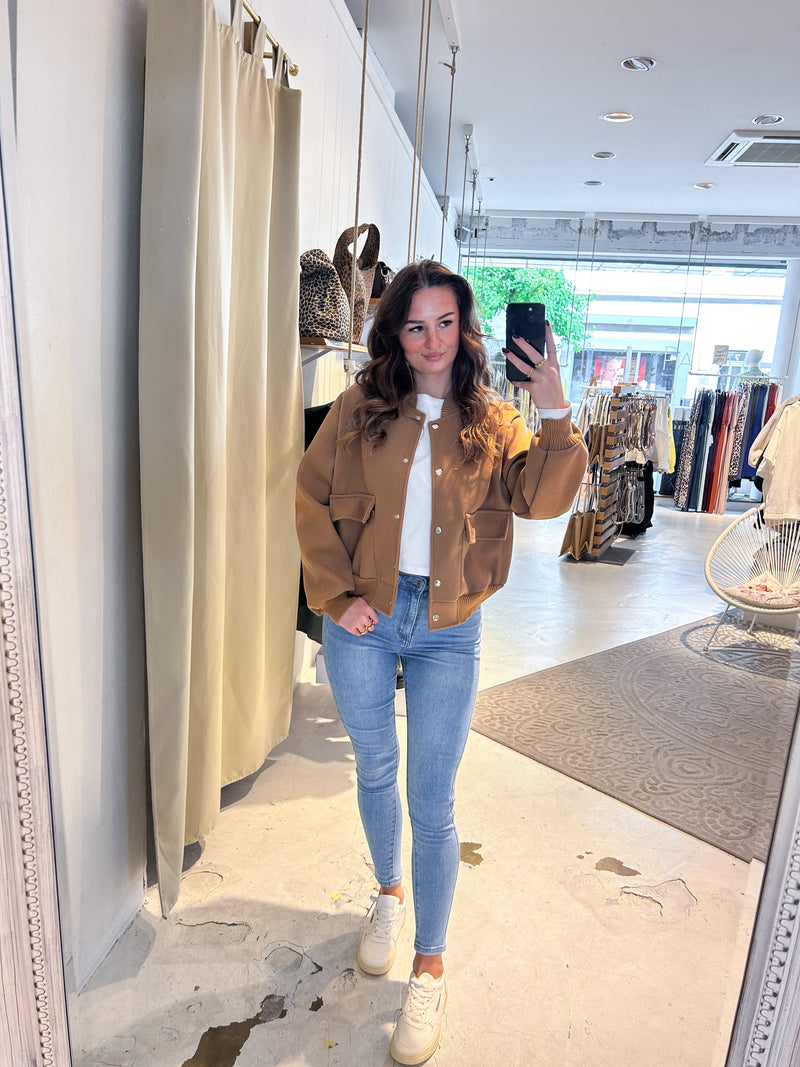 Bomberjacke Camel