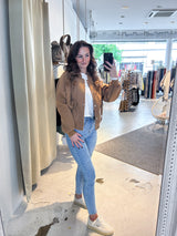 Bomberjacke Camel