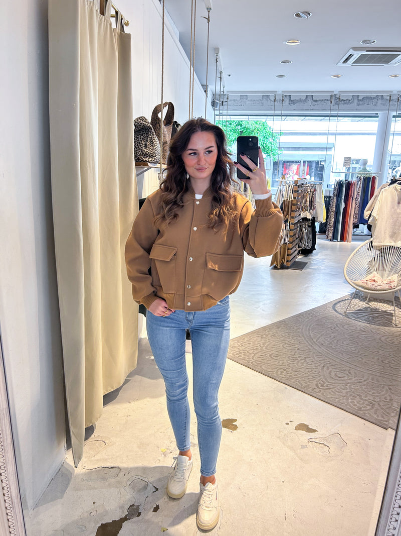 Bomberjacke Camel