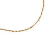 Simple Round Chain 9.0 Edelstahl Kette Gold