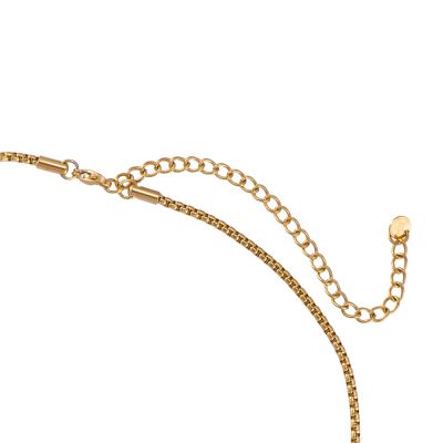 Simple Round Chain 9.0 Edelstahl Kette Gold