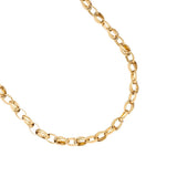 Heart Nose Chain Edelstahl Halskette Gold