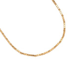Schlichte Edelstahl Halskette Gold