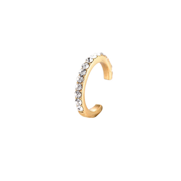 Classic Shining Edelstahl Earcuff Gold