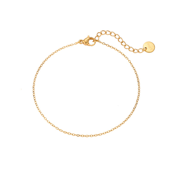 Simple Chain Edelstahl Armband Gold
