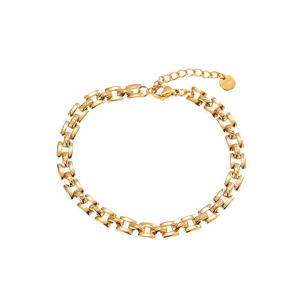 Cool Chain Edelstahl Armband Gold