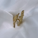 Vampire Power Edelstahl Ring Gold