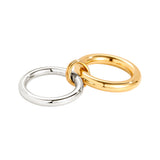 Two Layer Gold And Silver Ring Set Edelstahl Gold Silber