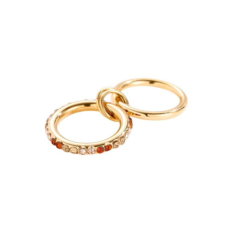 Two Layer Brown Color Gradient Diamond