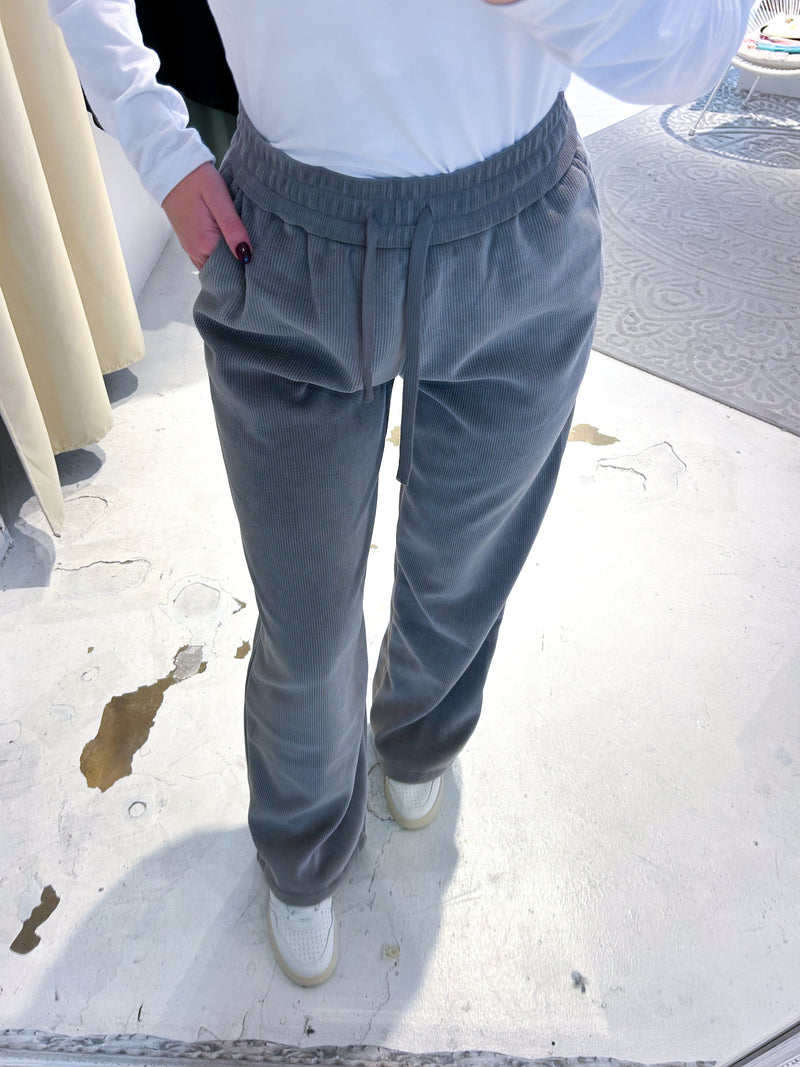 Cordhose Hellgrau