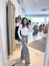 Cordhose Hellgrau
