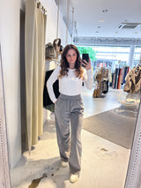 Cordhose Hellgrau