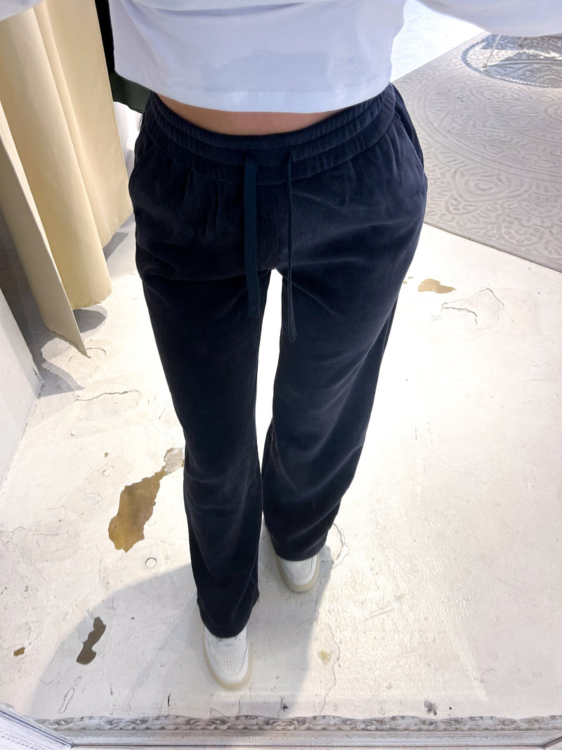 Cordhose Dunkelgrau