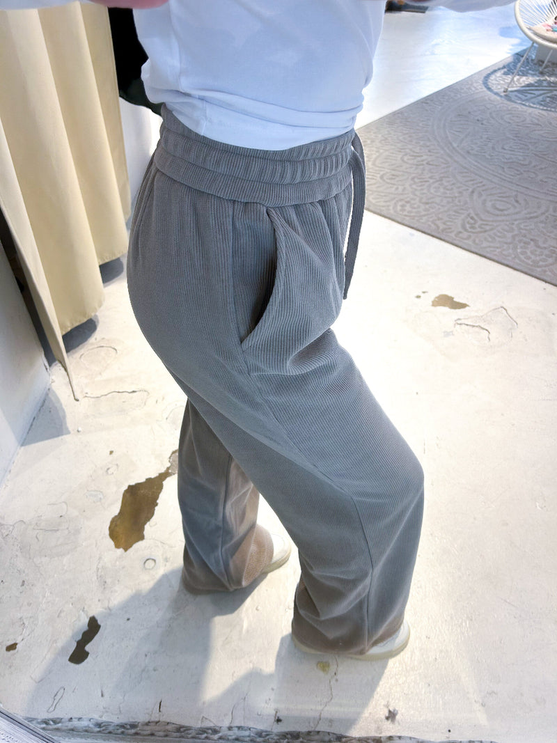 Cordhose Taupe