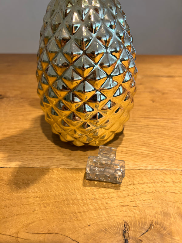 Mini Haarklammer Hellgrau/Clear