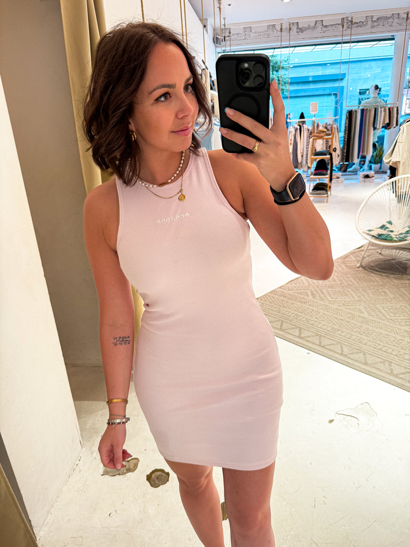 Ayla Tube Dress Washed Bubblegum