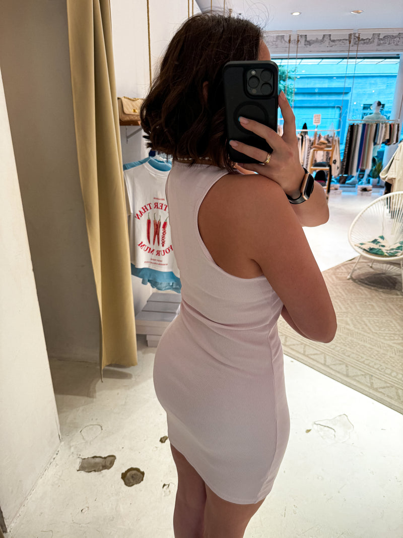 Ayla Tube Dress Washed Bubblegum