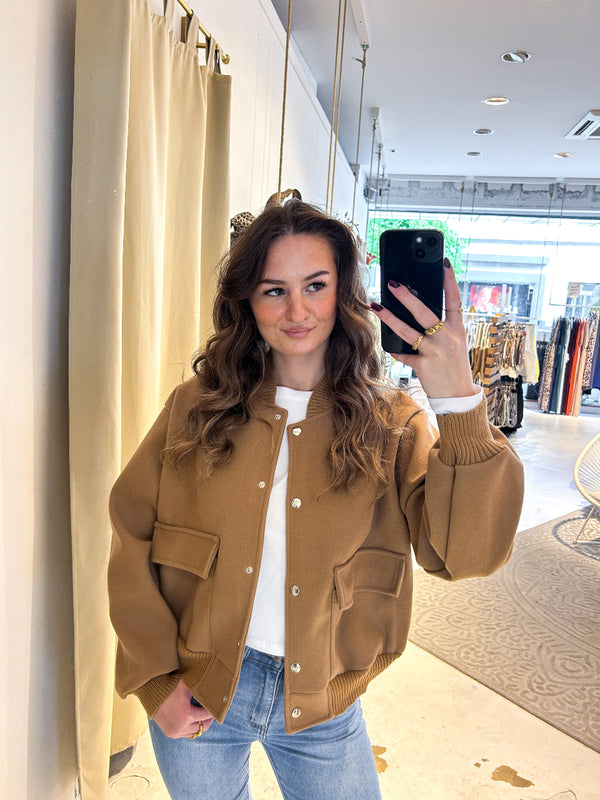 Bomberjacke Camel