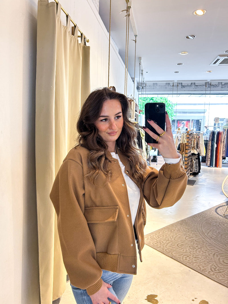 Bomberjacke Camel