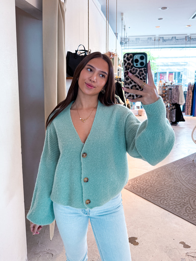 Strickjacke Mint