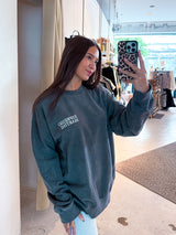 Espresso Martini Crew Neck Dunkelgrau