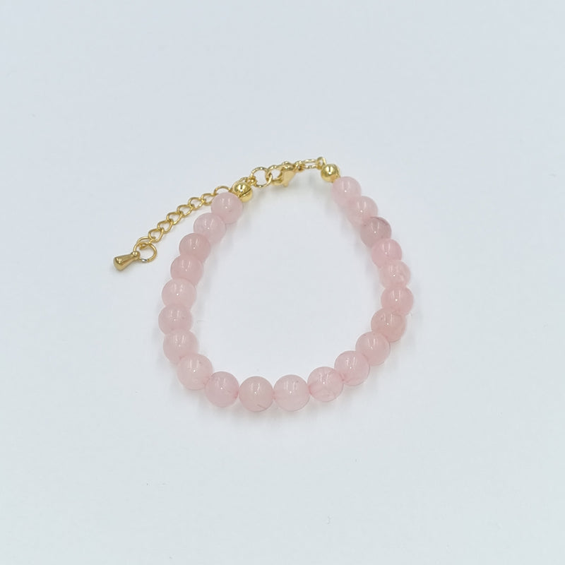 Beads By Brown Armband mit Perlen Light Princess Pink Opal