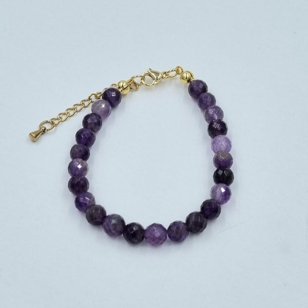 Beads By Brown Armband mit Perlen Gentle Violet Purple