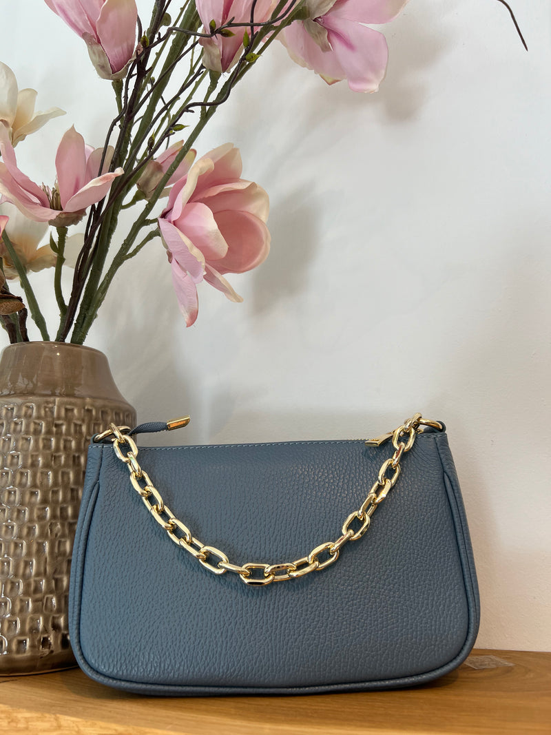 Chain Bag Taubenblau