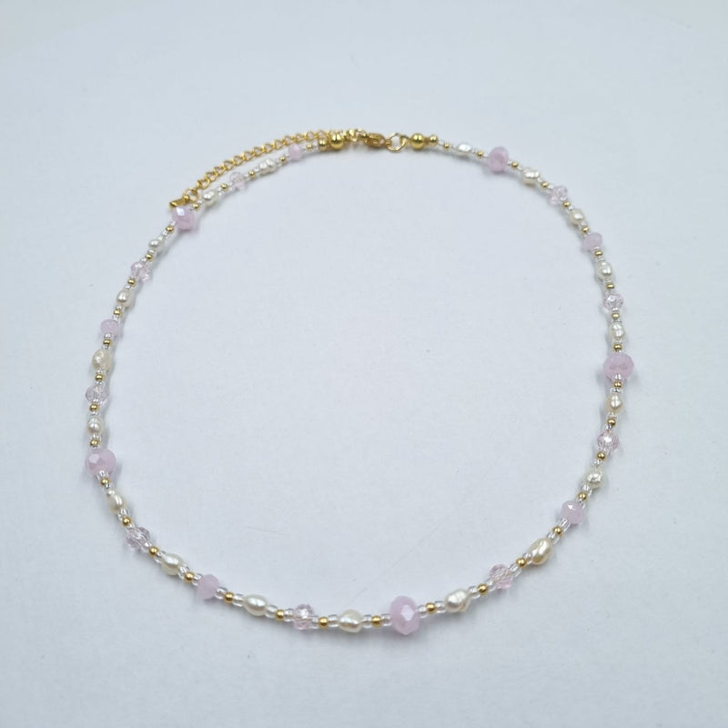 Beads By Brown Perlenmix Kette Pink Pearl Shine