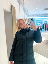 Puffer Winterjacke Schwarz