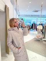 Puffer Winterjacke Beige