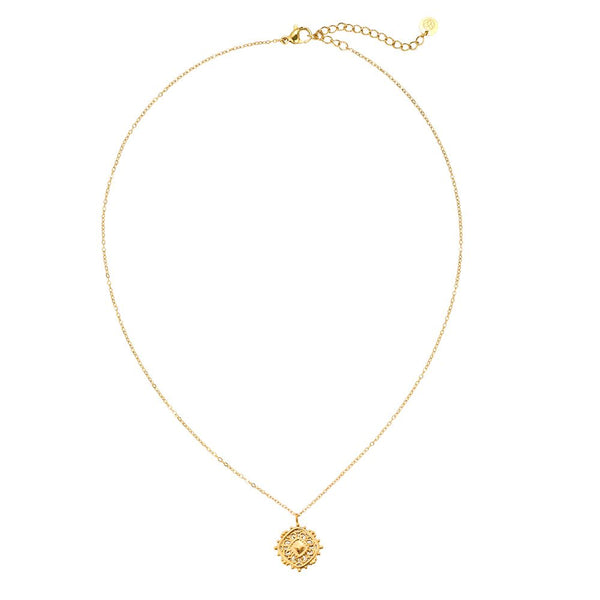 Hollow Pattern With Thin Chain Edelstahl Kette Gold