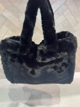 Fluffy Shopper Schwarz