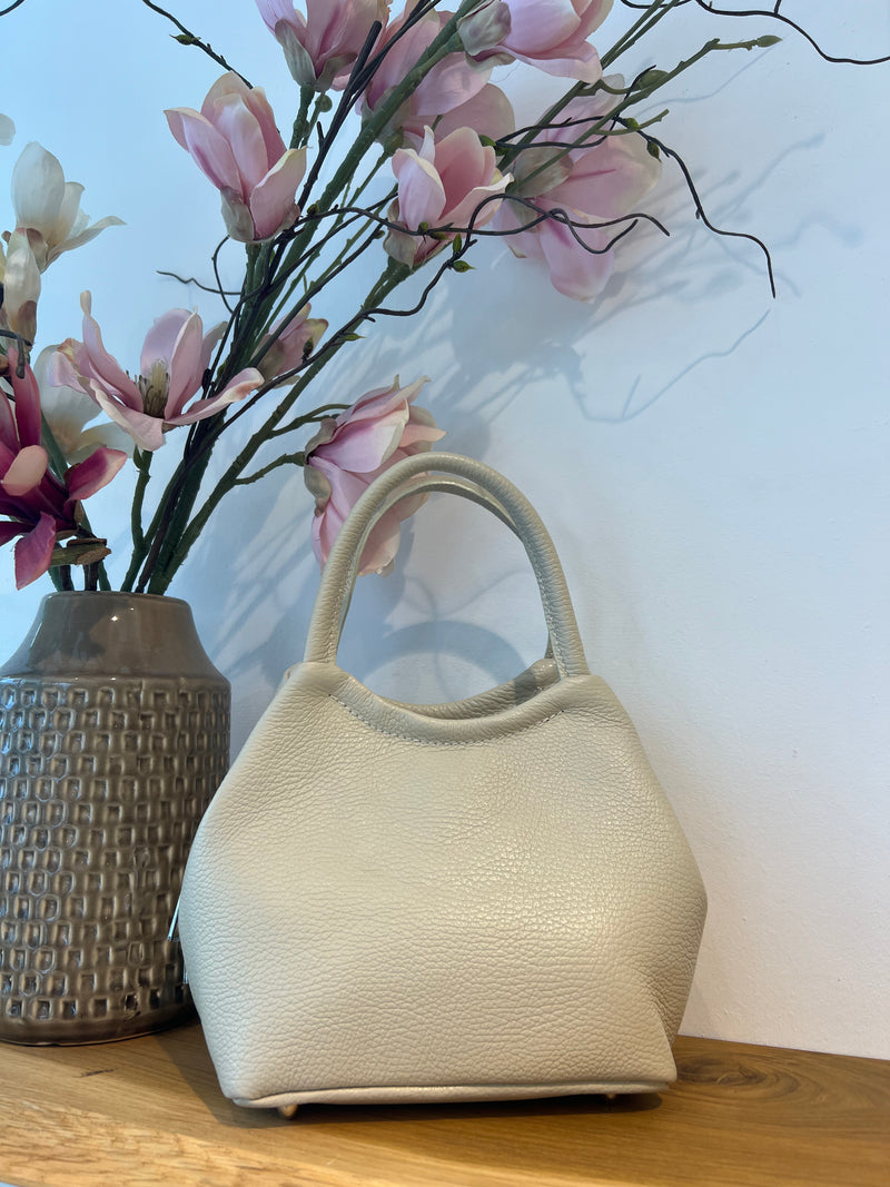 Kleine Henkeltasche Beige