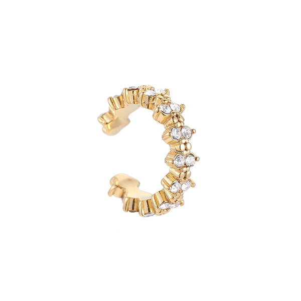 Spike Daphnea Edelstahl Earcuff Gold