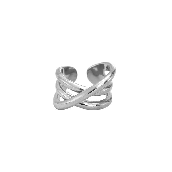 Universal Cycle Edelstahl Ring Silber