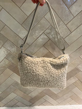 Teddy Schultertasche Beige