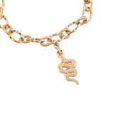 Snake Chain Edelstahl Armband Gold