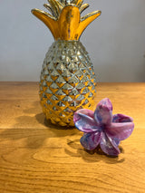 Haarklammer Blume Lila Meliert