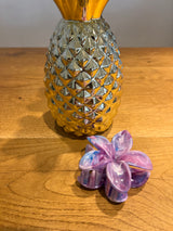 Haarklammer Blume Lila Meliert