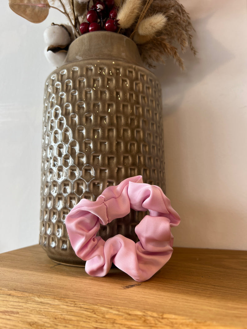 Shiny Scrunchie Rosa