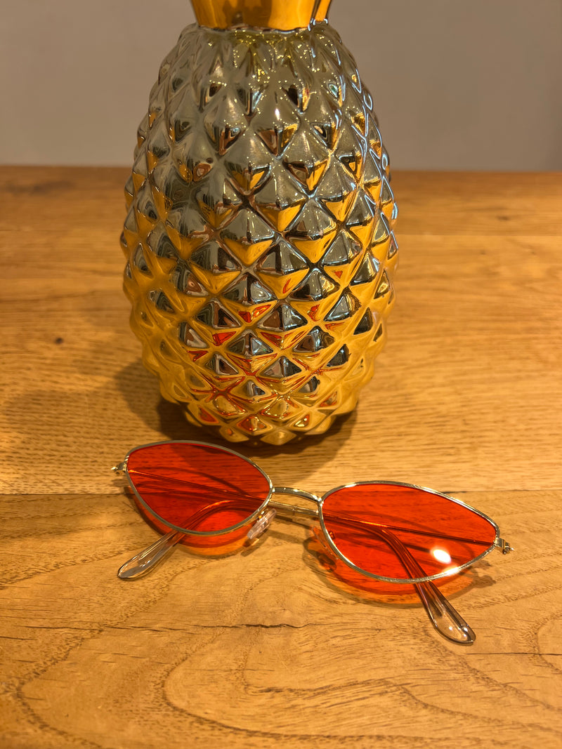 Sonnenbrille Cat Eye Rot