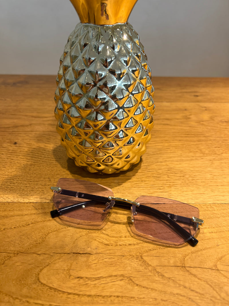 Schmale Sonnenbrille Flieder