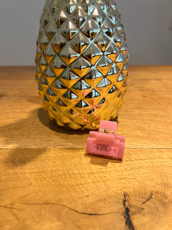 Mini Haarklammer Pink