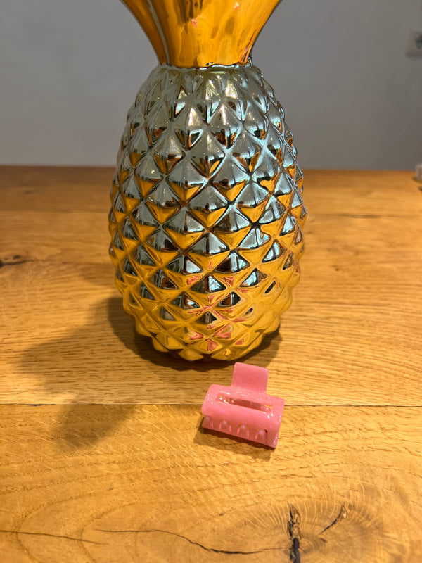 Mini Haarklammer Pink
