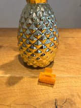 Mini Haarklammer Orange Shiny