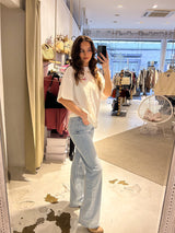 Piana Heavy Oversized Tee Washed Warm White