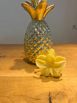 Haarklammer Blume Pastell Gelb