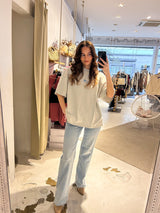 Trakai Heavy Oversized Tee Washed Fog Grey