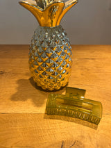 Große Haarklammer Clear/Olive